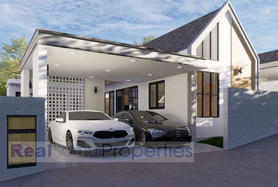 New Off-Plan 172 sqm 3-Bed Garden Pool Villas, Chaweng
